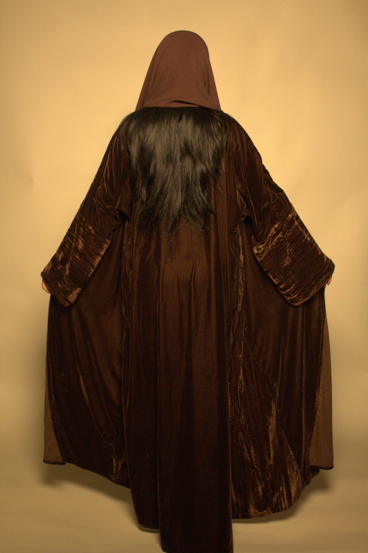 Velvet Abaya - Chocolate Brown
